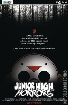 Variant Cover for Junior High Horrors #4