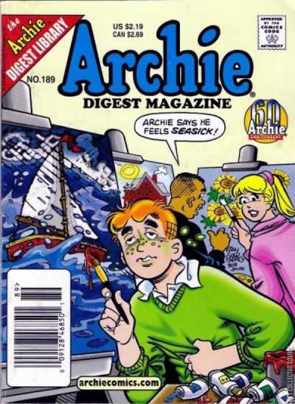 Archie Text Coll Archie Comics Digest #189 Published May 2002 | Key Coll
