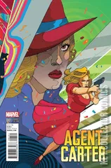 Variant Cover for 50 Years of S.H.I.E.L.D.: Agent Carter #1