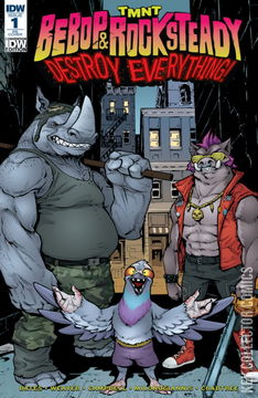 Variant Cover for Teenage Mutant Ninja Turtles: Bebop & Rocksteady Destroy Everything #1