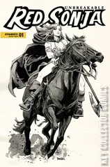 Variant Cover for Unbreakable Red Sonja #1