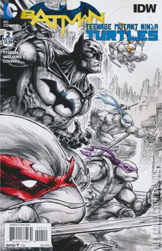 Variant Cover for Batman / Teenage Mutant Ninja Turtles #2