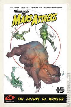 Variant Cover for Warlord of Mars Attacks #5