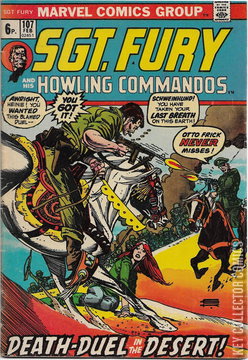 Variant Cover for Sgt. Fury and His Howling Commandos #107