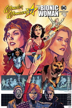 Variant Cover for Wonder Woman '77 Meets The Bionic Woman #5
