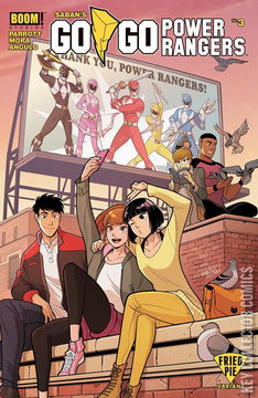 Variant Cover for Go Go Power Rangers #3