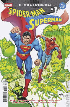 Variant Cover for Marvel / DC: Spider-Man / Superman #1