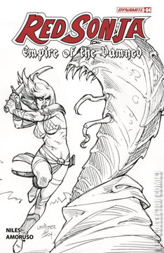 Variant Cover for Red Sonja: Empire of the Damned #4