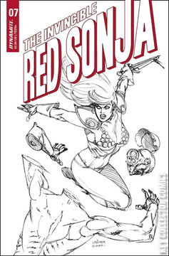 Variant Cover for Invincible Red Sonja #7
