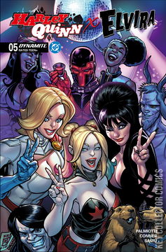 Variant Cover for Harley Quinn x Elvira #5