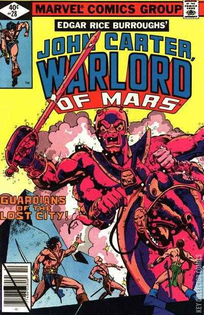 John Carter Warlord of Mars by Marvel | Key Collector Comics