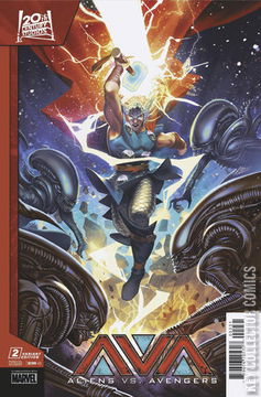 Variant Cover for Aliens vs. Avengers #2