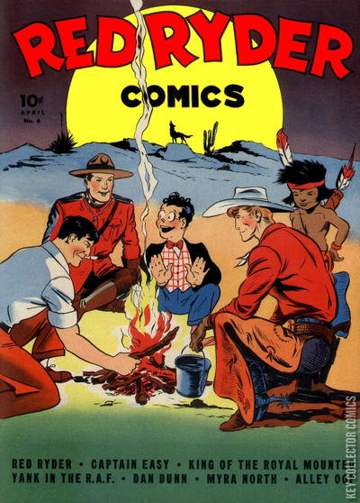 Red Rays Comic Red Ryder Comics by Dell | Key Collector Comics