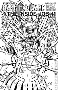 Variant Cover for Hank Howard, Pizza Detective: The Inside Job #1