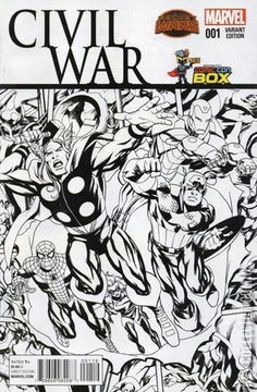 Variant Cover for Civil War #1