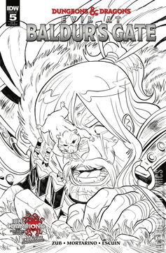 Variant Cover for Dungeons & Dragons: Evil at Baldur’s Gate #5