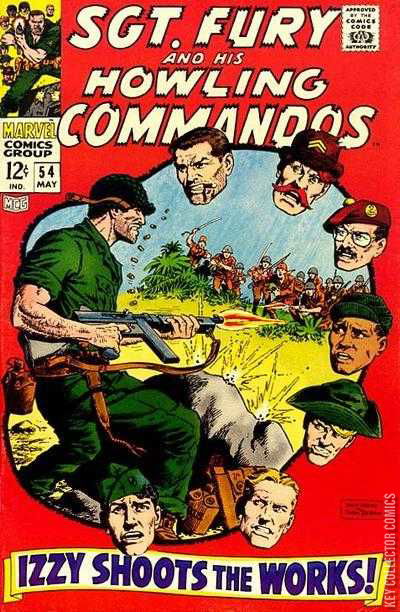 Cover art for Sgt. Fury and His Howling Commandos #54