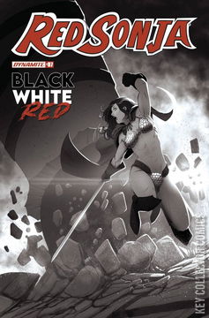 Variant Cover for Red Sonja: Black, White, Red #7