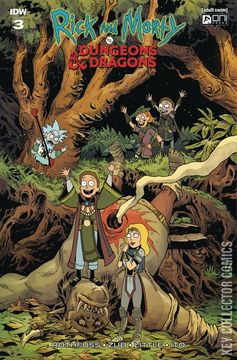 Variant Cover for Rick and Morty vs. Dungeons & Dragons #3
