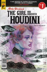 Cover for Minky Woodcock: The Girl Who Handcuffed Houdini #1