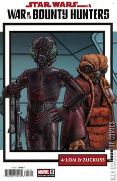 Variant Cover for Star Wars: War of the Bounty Hunters #5