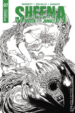 Variant Cover for Sheena, Queen of the Jungle #7