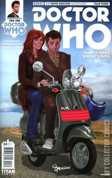 Variant Cover for Doctor Who: The Tenth Doctor - Year Three #4