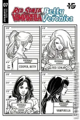 Variant Cover for Red Sonja and Vampirella Meet Betty and Veronica #7