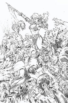 Variant Cover for Die!namite: Blood Red #4