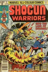 Cover for Shogun Warriors #5