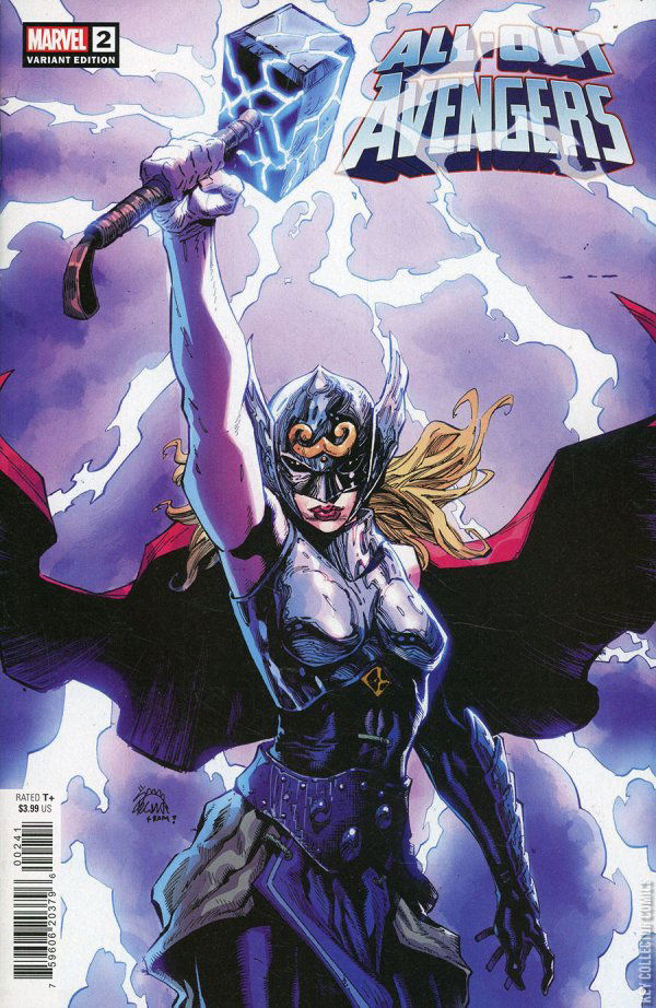 Cover art for All-Out Avengers #2 