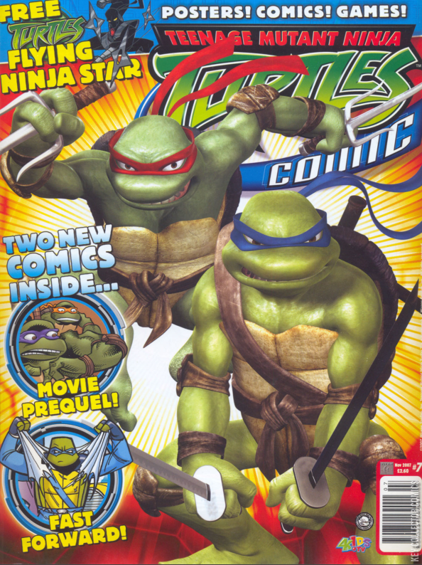 Cover art for Teenage Mutant Ninja Turtles Comic #7