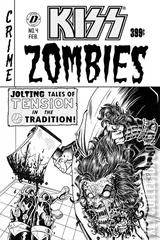 Variant Cover for KISS / Zombies #4