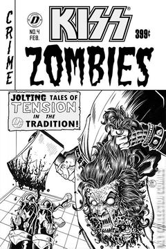 Variant Cover for KISS / Zombies #4