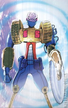 Variant Cover for OkraTron: Wrath of Saw-Bot #1