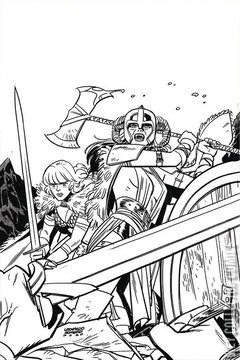 Variant Cover for Vampirella / Red Sonja #10