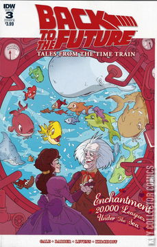 Variant Cover for Back to the Future: Tales From the Time Train #3