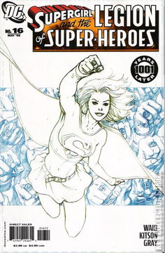 Variant Cover for Supergirl and the Legion of Super-Heroes #16