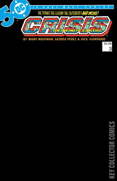 Variant Cover for Crisis on Infinite Earths #3