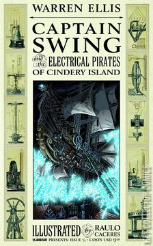 Variant Cover for Captain Swing & the Electrical Pirates of Cindery Island #1