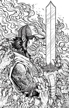 Variant Cover for Post Malone's Big Rig #4