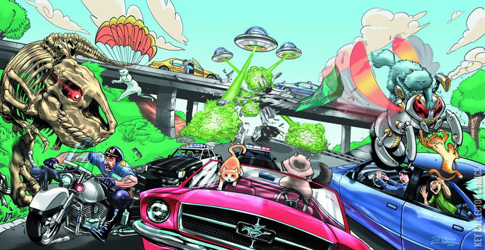 Variant Cover for Hero Cats #1