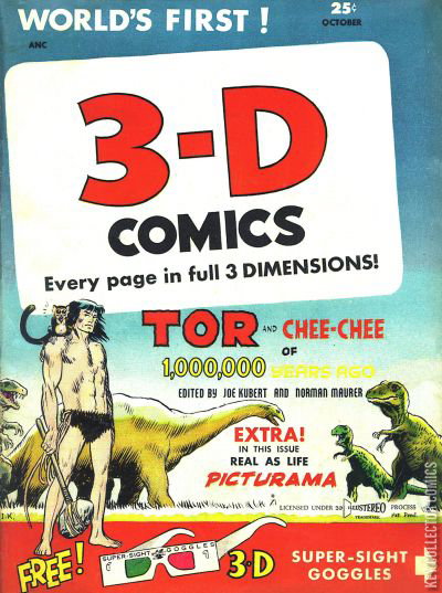 3 D Comics 2 Published October 1953 Key Collector Comics