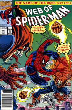 Variant Cover for Web of Spider-Man #86