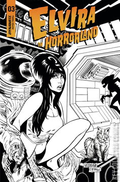 Variant Cover for Elvira In Horrorland #3
