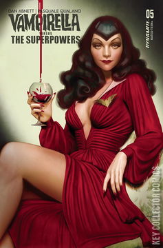 Variant Cover for Vampirella vs. Superpowers #5