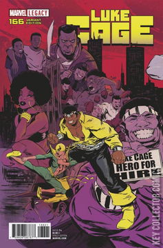 Variant Cover for Luke Cage #166