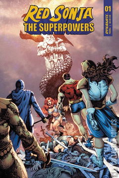 Variant Cover for Red Sonja: The Superpowers #1