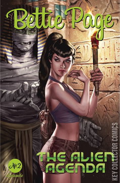 Variant Cover for Bettie Page: Alien Agenda #2