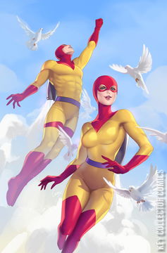 Variant Cover for Rocketman and Rocketgirl #1